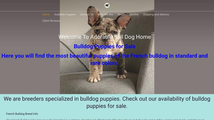 Adorablehomefrenchbulldog.com - French Bulldog Puppy Scam Review