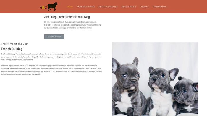 Akcregisteredfrenchbulldog.com - French Bulldog Puppy Scam Review