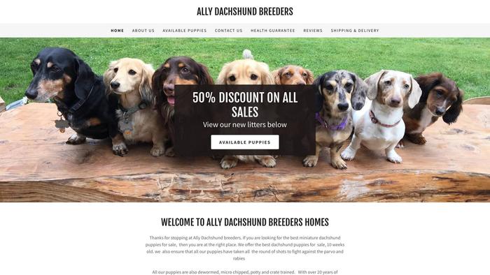 Allydachshundbreeders.com - Dachshund Puppy Scam Review