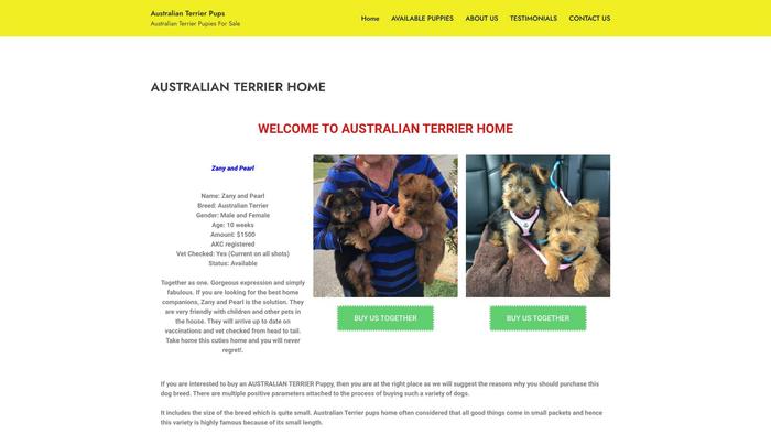 Australianterrierpups.com - Terrier Puppy Scam Review