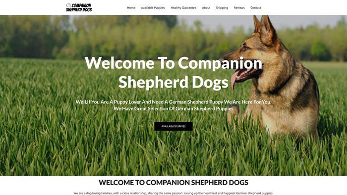 Companionshepherddogs.com - Germanshepherd Puppy Scam Review