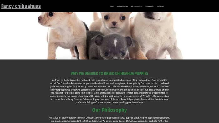 Fancypremiumchihuahuas.com - Chihuahua Puppy Scam Review