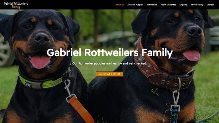 Gabrielrottweilersfamily.com - Rottweiler Puppy Scam Review