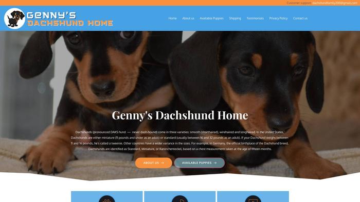 Gennysdachshundhome.com - Dachshund Puppy Scam Review