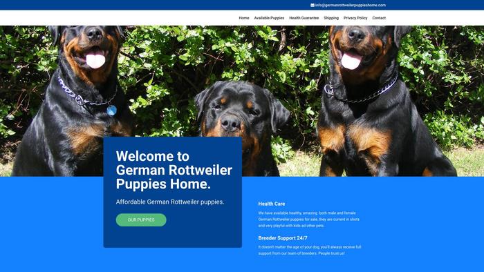 Germanrottweilerpuppieshome.com - Germanshepherd Puppy Scam Review