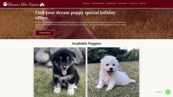 Glamourglenpuppies.com - Bichon Frise Puppy Scam Review