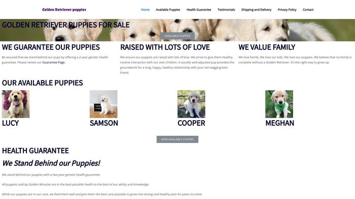 Golden-retriverpuppies.com - Golden Retriever Puppy Scam Review