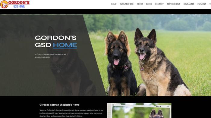 Gordonsgsdhome.net - Germanshepherd Puppy Scam Review