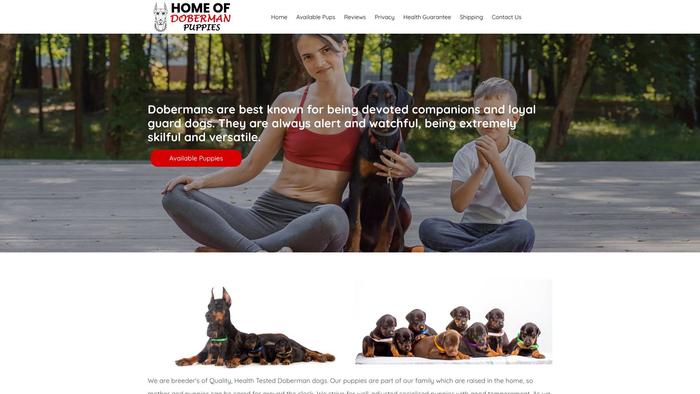 Homeofdobermanpuppies.com - Doberman Pinscher Puppy Scam Review