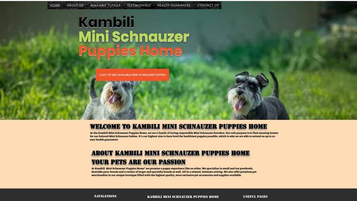 Kambilischnauzerpuppieshome.com - Schnauzer Puppy Scam Review