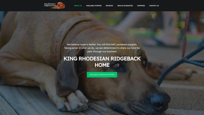 Kingrhodesianridgebackhome.com - Rhodesian Ridgeback Puppy Scam Review