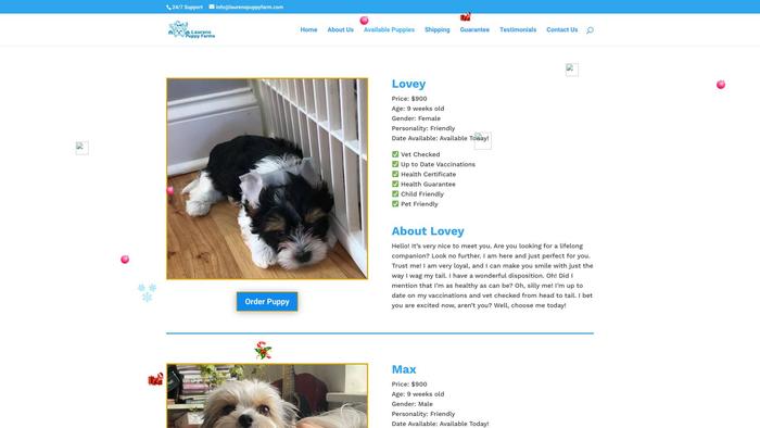 Laurenspuppyfarm.com - Maltipoo Puppy Scam Review