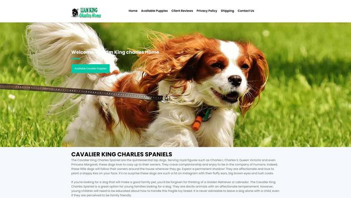 Liamkingcharleshome.com - Cavalier King Charles Spaniel Puppy Scam Review