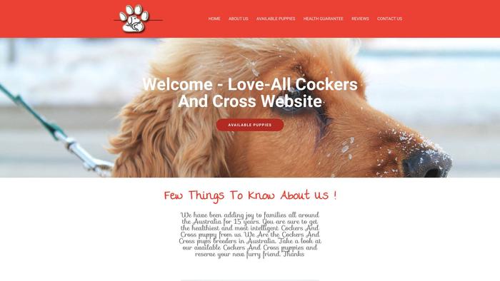 Loveallcockersandcross.com - Cockerspaniel Puppy Scam Review