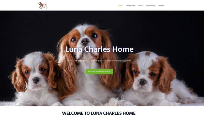 Lunacharleshome.com - Cavalier King Charles Spaniel Puppy Scam Review