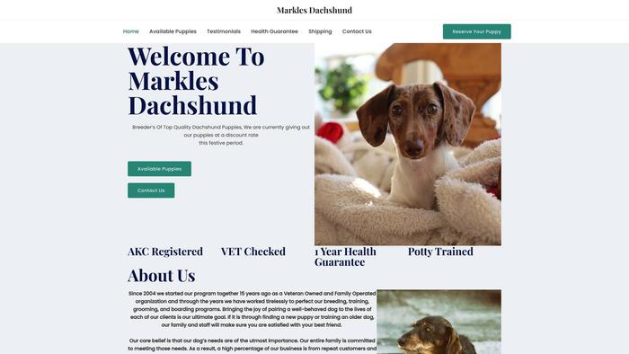 Marklesdachshunds.com - Dachshund Puppy Scam Review