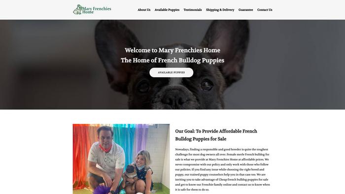 Maryfrenchieshome.com - French Bulldog Puppy Scam Review