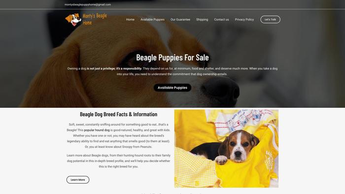 Montysbeaglepuppyhome.com - Beagle Puppy Scam Review