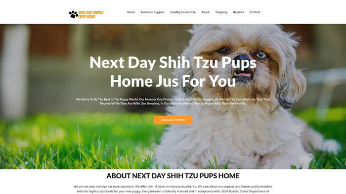 Nextdayshihtzpupshome.com - Shihtzu Puppy Scam Review