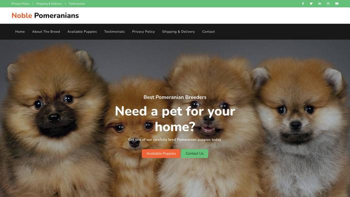 Noblepomeranians.info - Pomeranian Puppy Scam Review