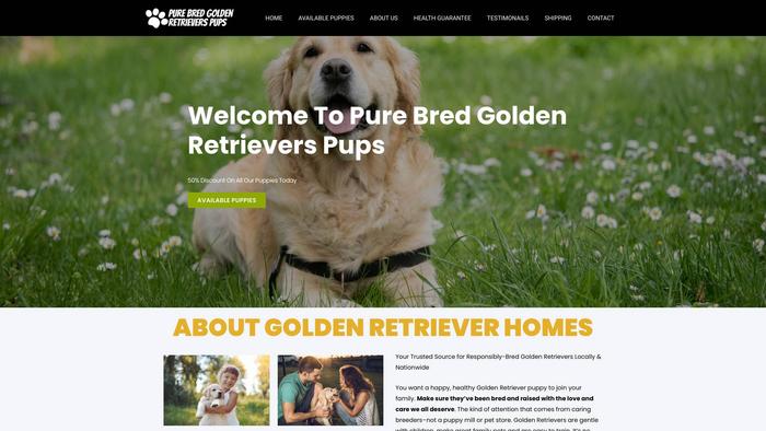 Purebredgoldenretrieverspups.com - Golden Retriever Puppy Scam Review