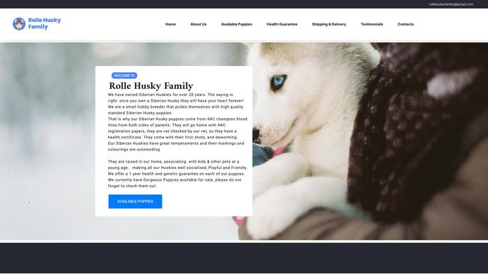 Rollehuskyfamily.com - Husky Puppy Scam Review