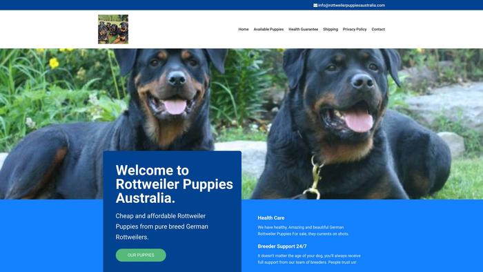 Rottweilerpuppiesaustralia.com - Rottweiler Puppy Scam Review