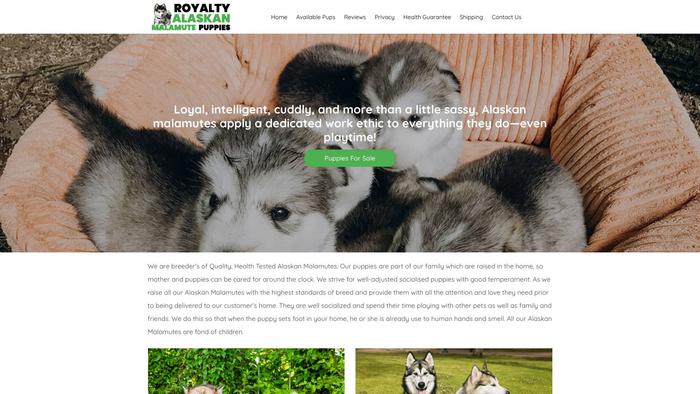 Royaltyalaskanmalamutepuppies.com - Malamute Puppy Scam Review