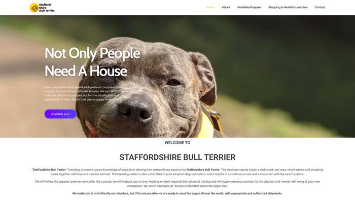 Staffordshirebullterrierkennel.com - Terrier Puppy Scam Review