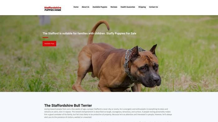 Staffordshirepuppieshome.com - Terrier Puppy Scam Review