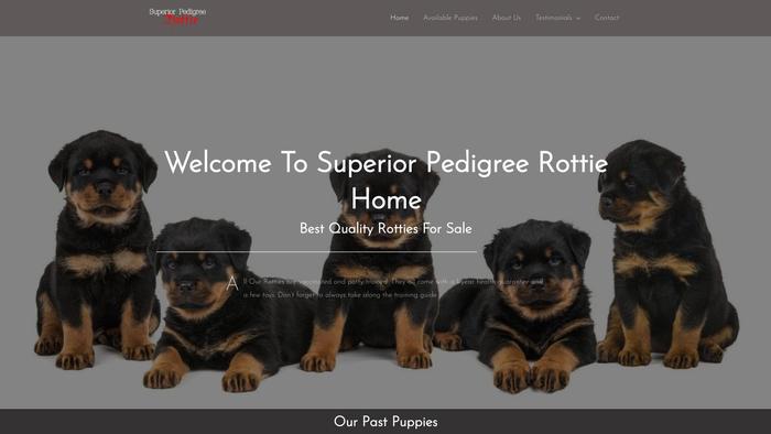 Superiorpedigreerotties.com - Rottweiler Puppy Scam Review