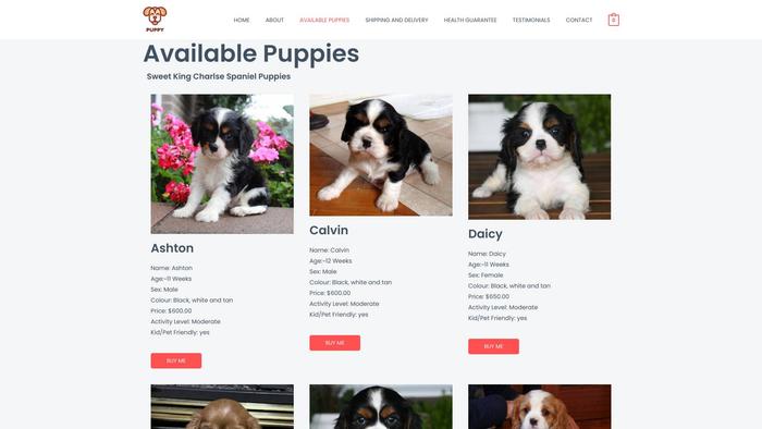 Sweetkingcharlesspanielhome.com - Cavalier King Charles Spaniel Puppy Scam Review