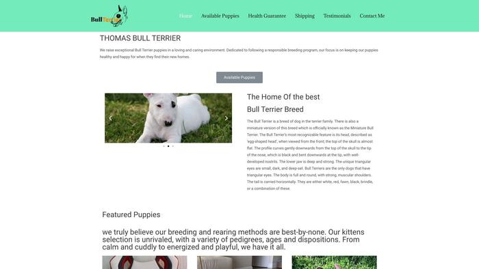 Thomasbullterrier.com - Terrier Puppy Scam Review