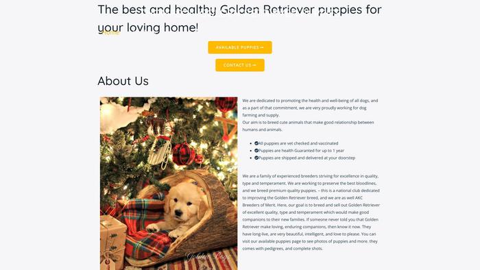 Thompsongoldenretrieverpuppies.com - Golden Retriever Puppy Scam Review