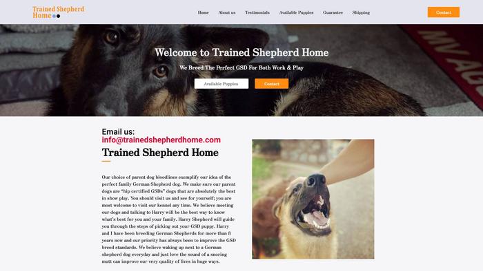 Trainedshepherdhome.com - Germanshepherd Puppy Scam Review