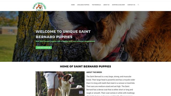 Uniquestbernardpuppies.com - Saint Bernard Puppy Scam Review