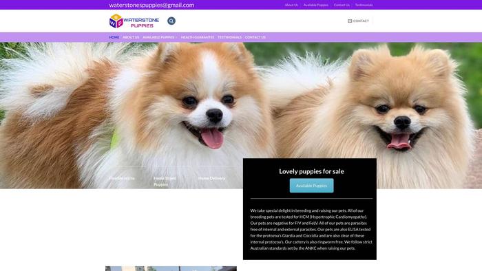 Waterstonespuppies.com - Pomeranian Puppy Scam Review