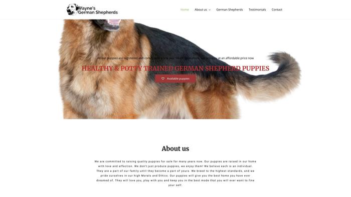 Waynesshepherdpuppies.com - Germanshepherd Puppy Scam Review