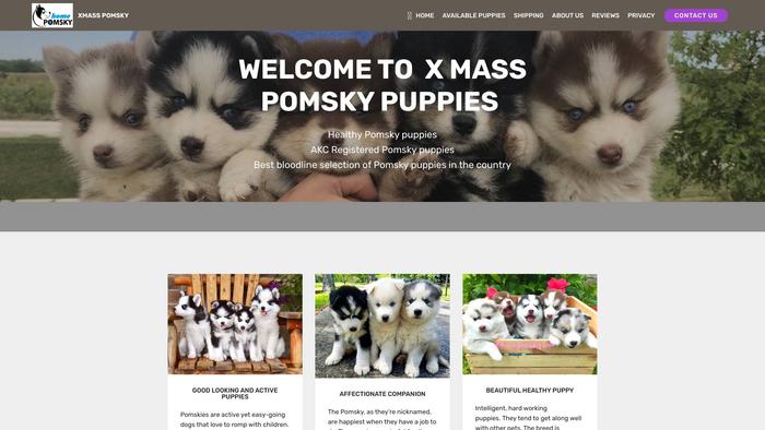 Xmasspomskyhome.com - Pomeranian Puppy Scam Review