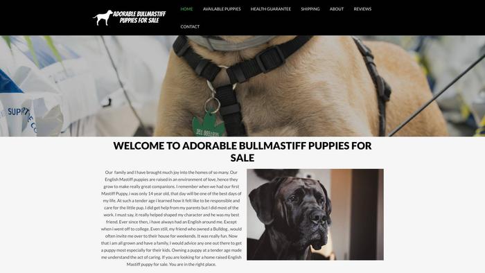 Adorablebullmastiffpuppiesforsale.com - Bull Mastiff Puppy Scam Review