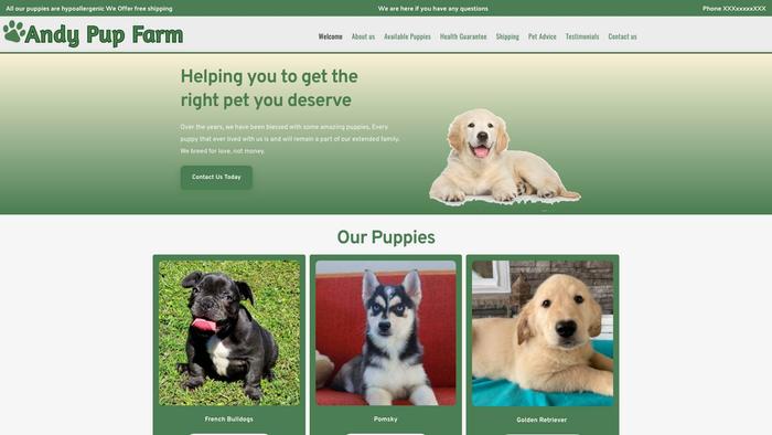 Andypupfarm.com - Golden Retriever Puppy Scam Review