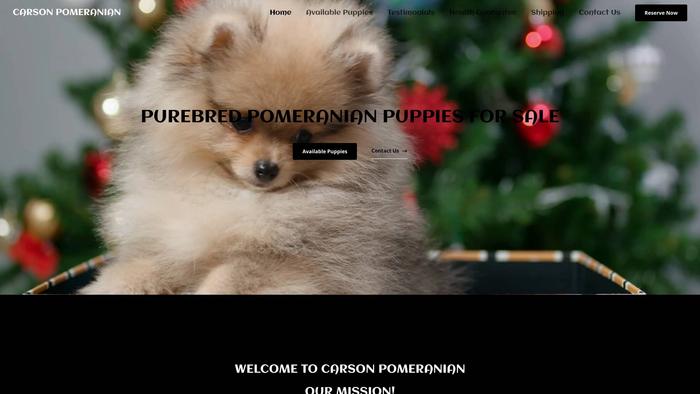 Carsonpomeranian.com - Pomeranian Puppy Scam Review