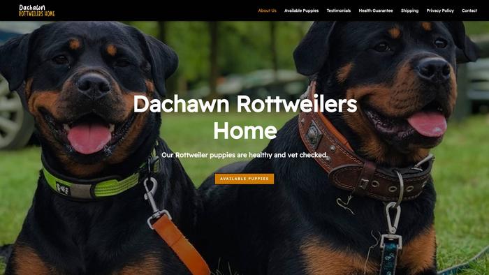 Dachawnrottweilershome.com - Rottweiler Puppy Scam Review