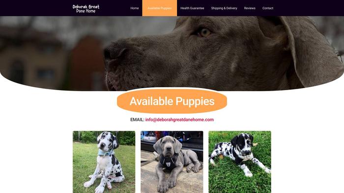 Deborahgreatdanehome.com - Great Dane Puppy Scam Review