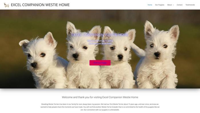 Excelcompanionwestiehome.com - Terrier Puppy Scam Review