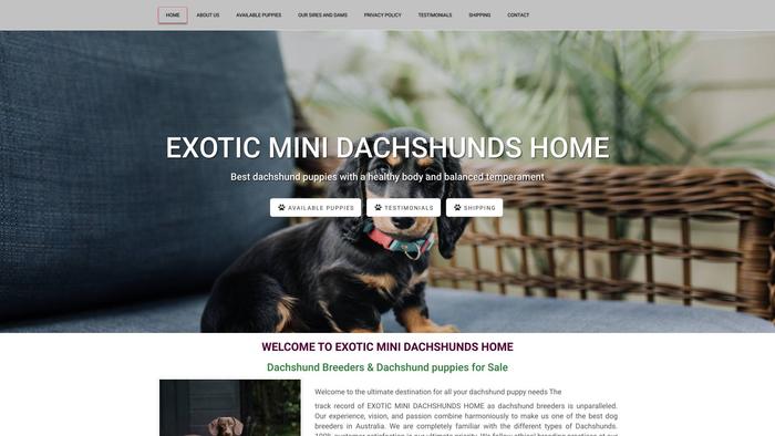 Exoticminiaturedachshundhomes.com - Dachshund Puppy Scam Review