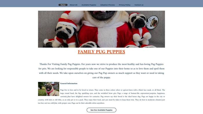 Familypughome.com - Pug Puppy Scam Review