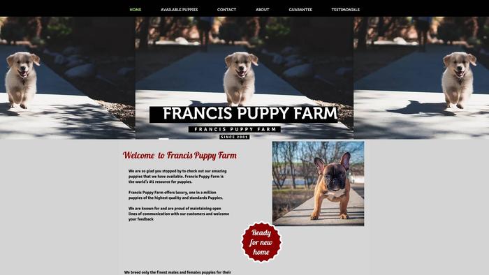 Francispupsfarm.com - French Bulldog Puppy Scam Review