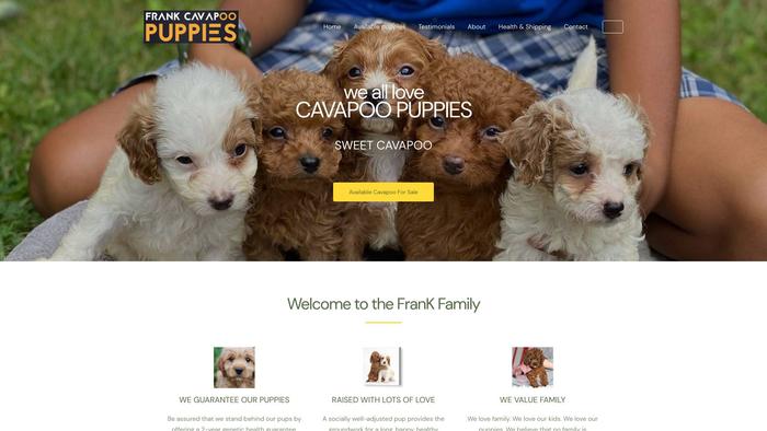 Frankcavapoopuppies.com - Cavapoo Puppy Scam Review