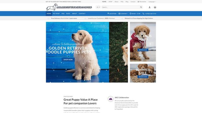 Goldenretrievers4homes.com - Golden Retriever Puppy Scam Review